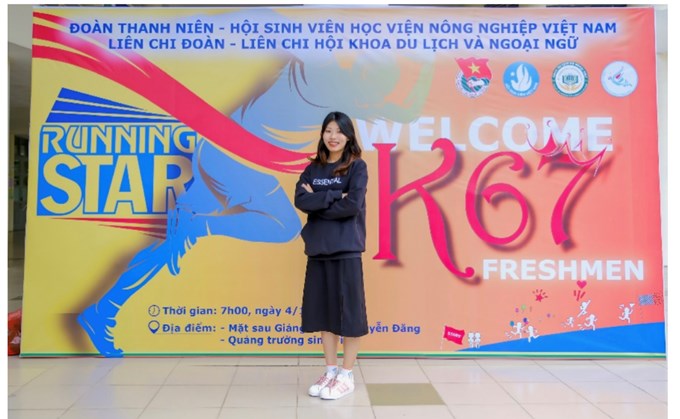 Lê Thị Thảo – K64ENGB, ngành Ngôn ngữ Anh, Khoa DL&NN, Học viện Nông nghiệp Việt Nam