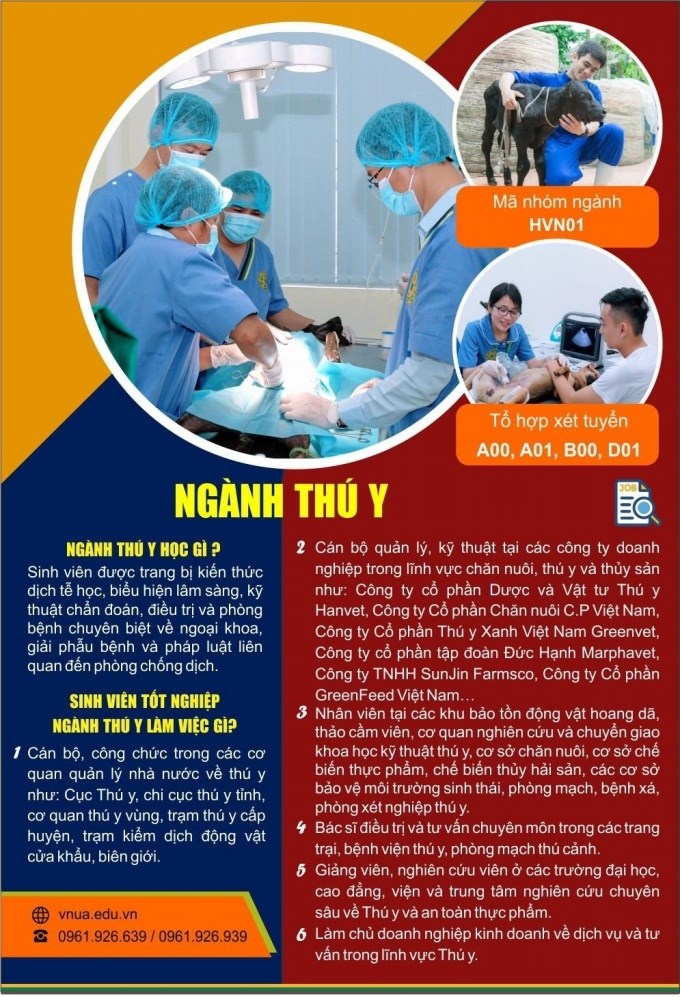 Xem thêm thông tin ngành Thú y
