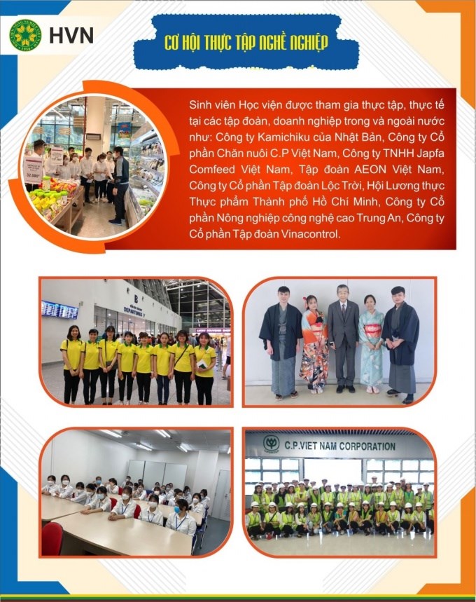 Xem thêm thông tin về cơ hội thực tập nghề nghiệp ngành Thú y